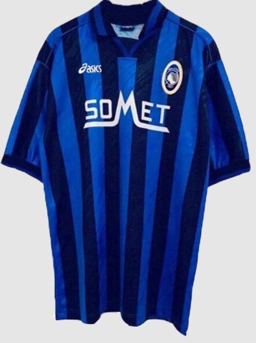 Camisa I Atalanta retro 1996 1997 Asics Retro